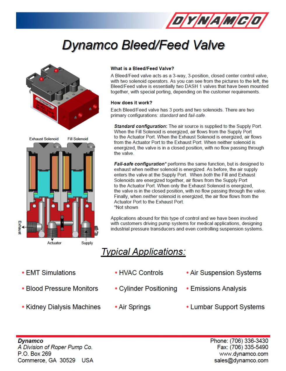 Product Catalog Dynamco TrolMation